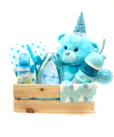 מארז לתינוק My first teddy bear